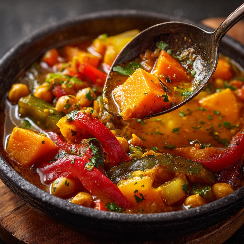 Healthy Crockpot Vegetable Curry