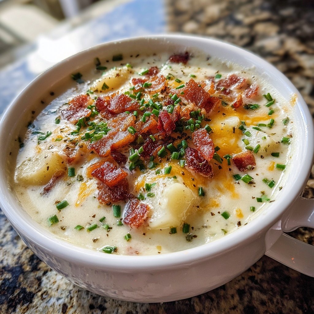 Comforting Loaded Baked Potato Soup