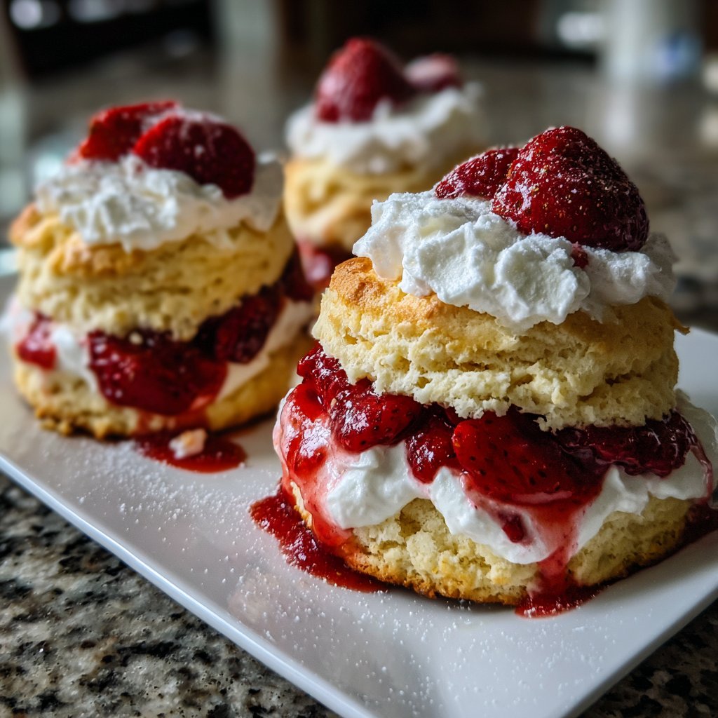 Valentines Treats Strawberry Shortcakes