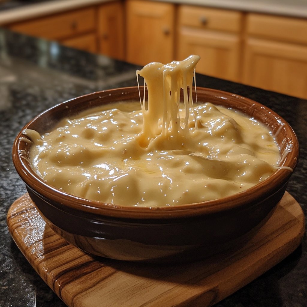 Fondue with Smoked Cheese