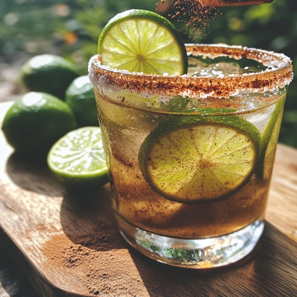 Spiced Christmas Margarita - A spiced cocktail for the holiday season