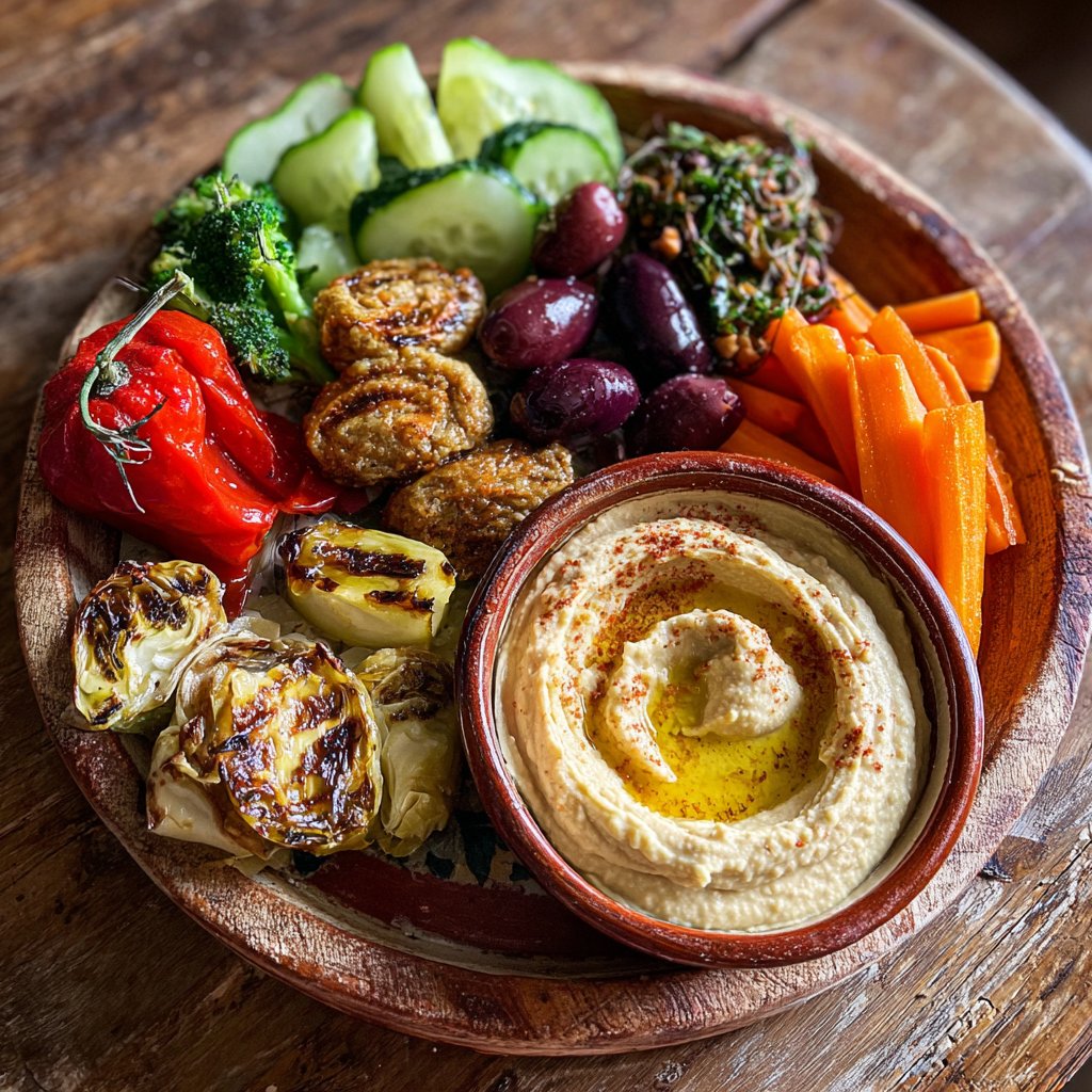 Romantic Mezze Plate for Two