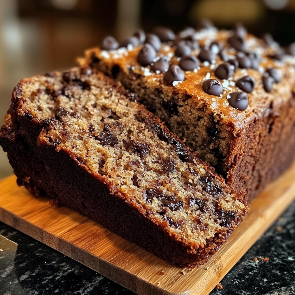 Banana Bread with Chocolate Chips Recipe