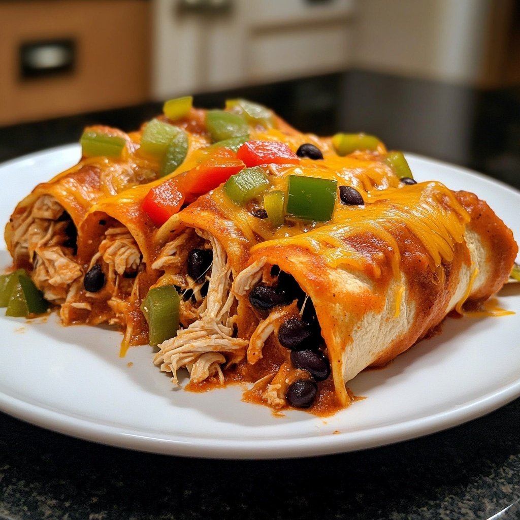 Family-Favorite Crockpot Chicken Enchilada Filling