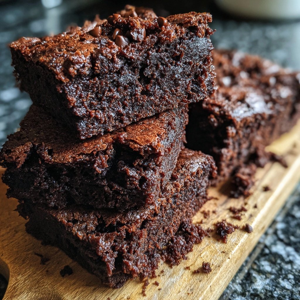 Cottage Cheese Brownies with Cocoa Nibs