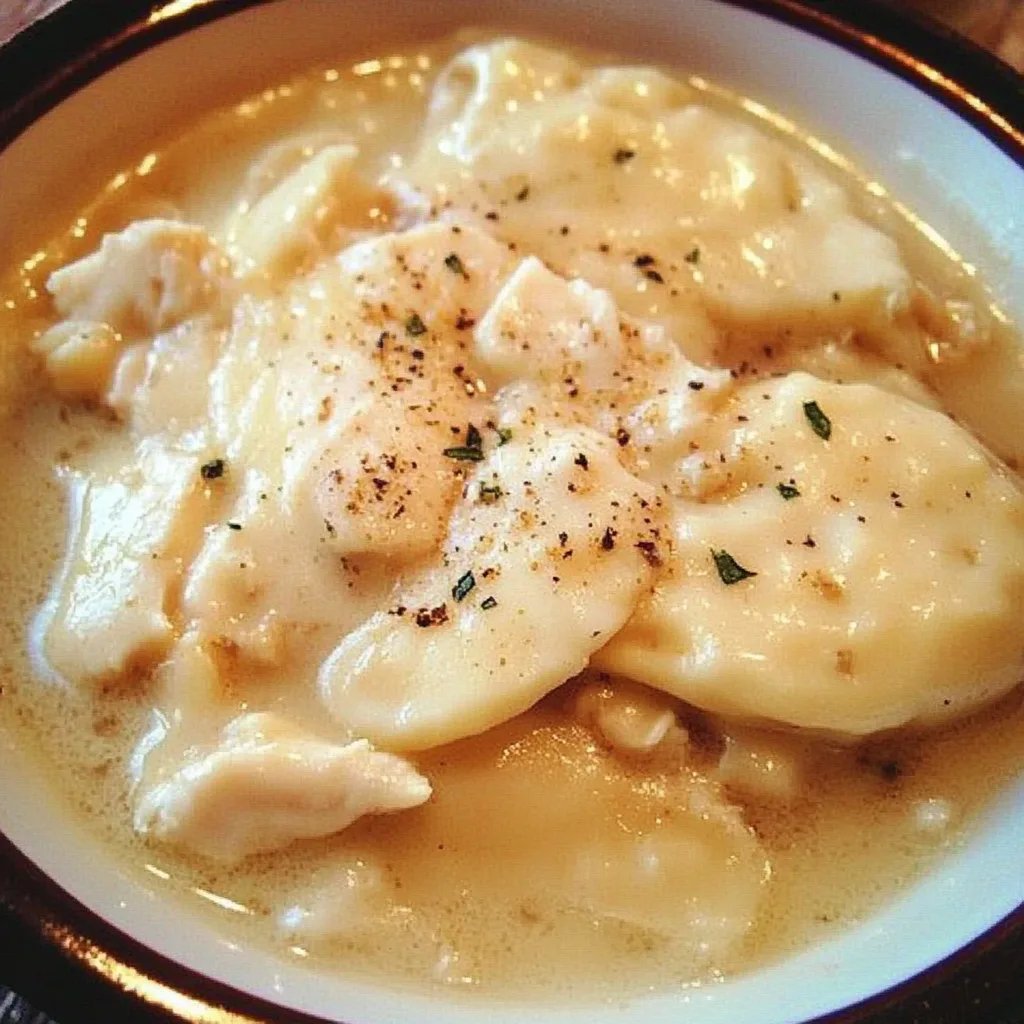 Super Easy Homemade Chicken and Dumplings