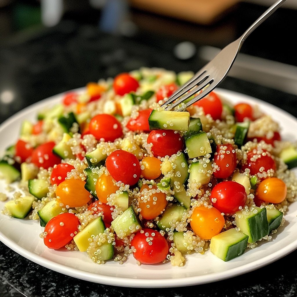 Easy Quinoa Salad Lunch