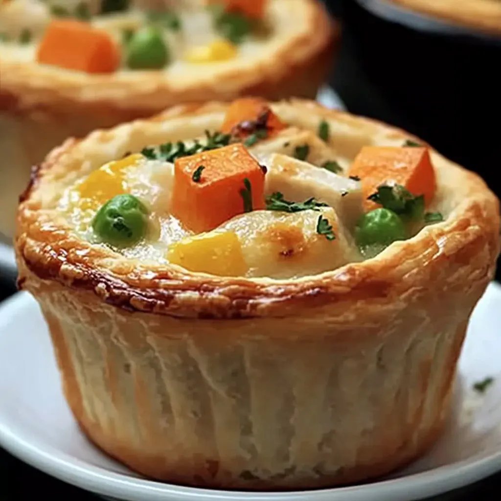Mini Chicken Pot Pie Muffins