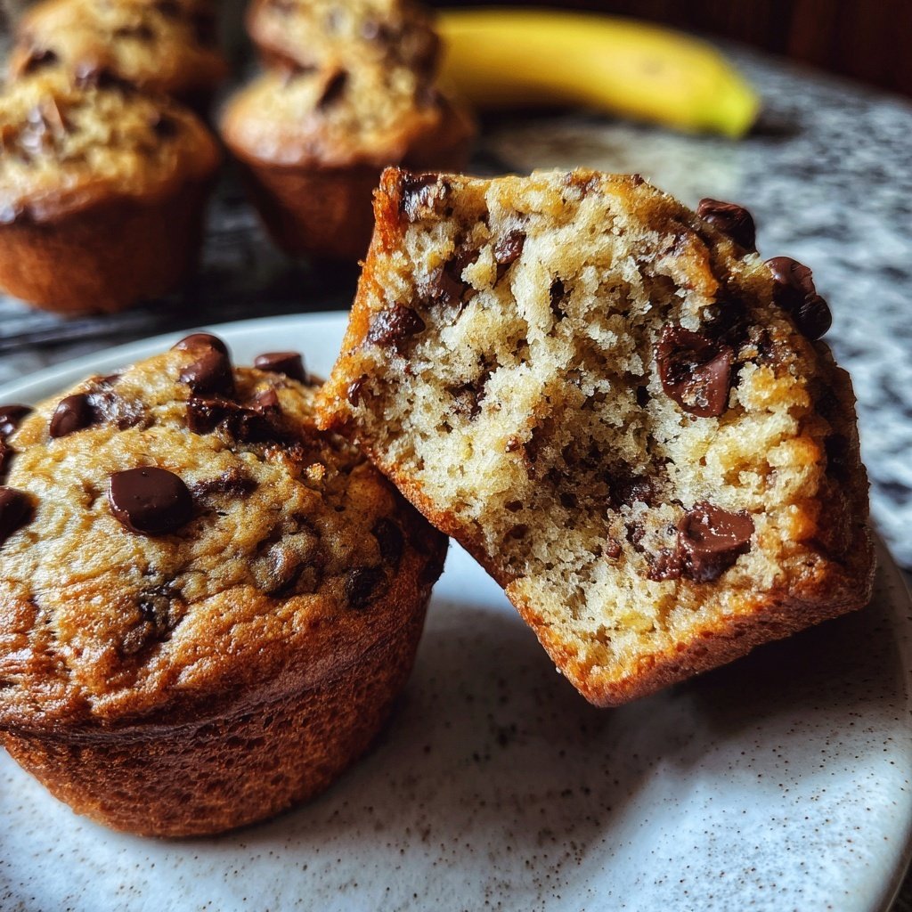 Banana Chocolate Chip Muffins