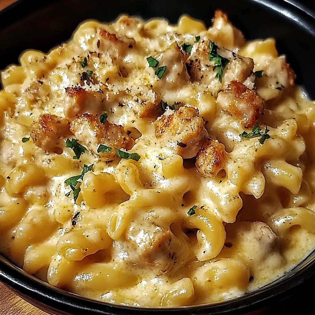 Easy Parmesan Chicken Pasta