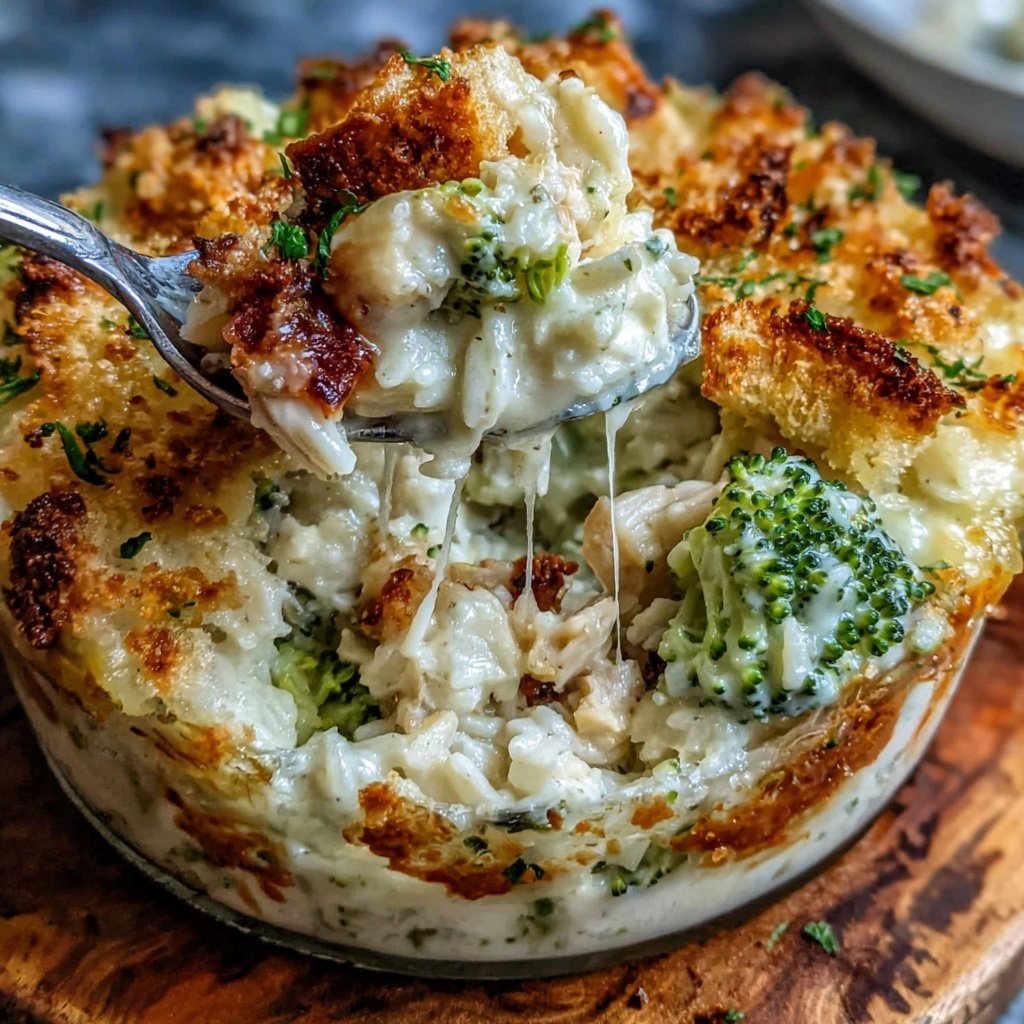Rotisserie Chicken Broccoli Rice Casserole