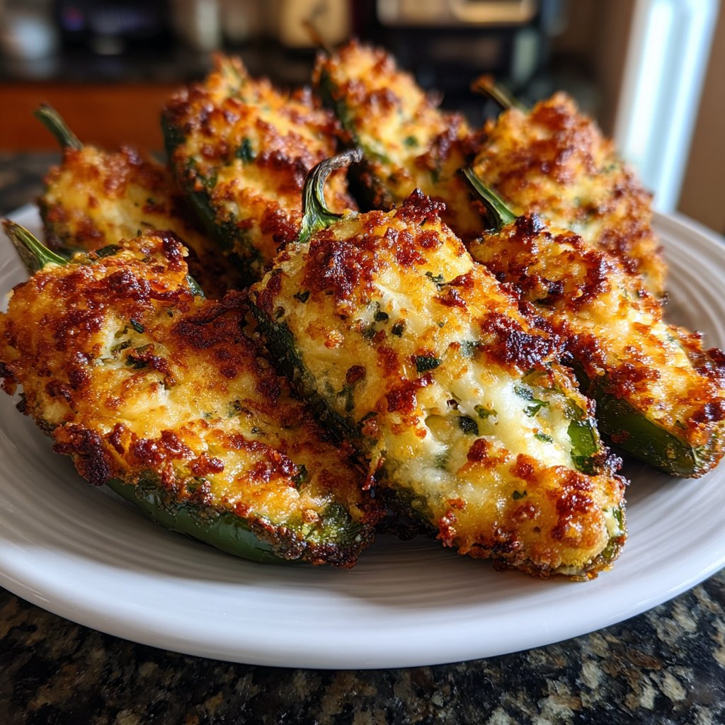Jalapeno Poppers with Garlic Mozzarella
