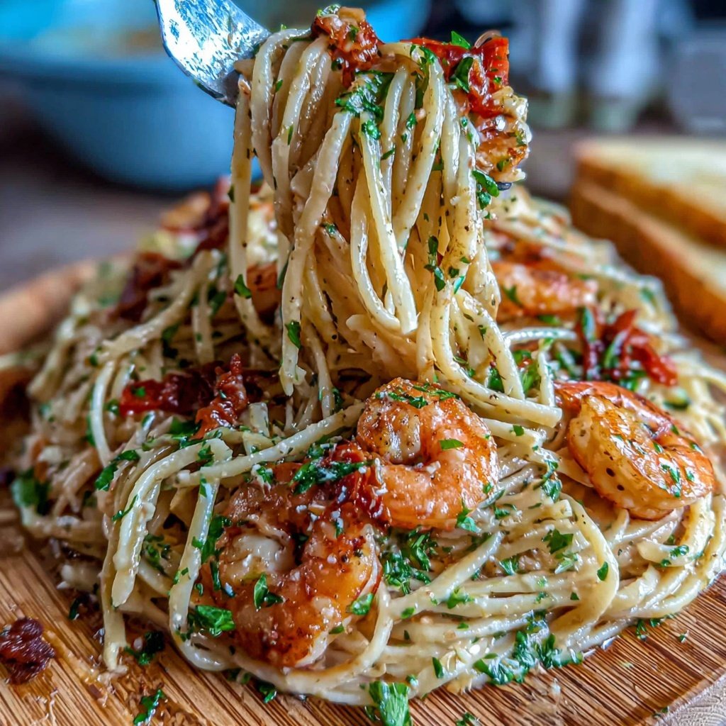 Shrimp Pasta With Creamy Cajun Sauce