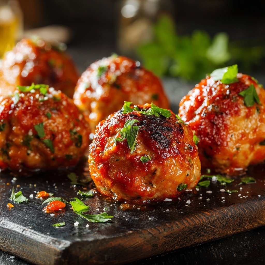 Baked Turkey Meatballs