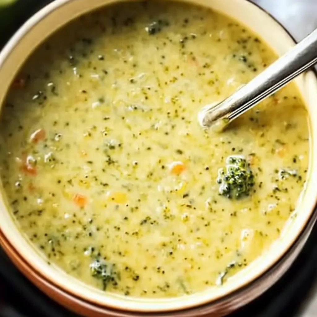 Healthy Broccoli Cheddar Soup