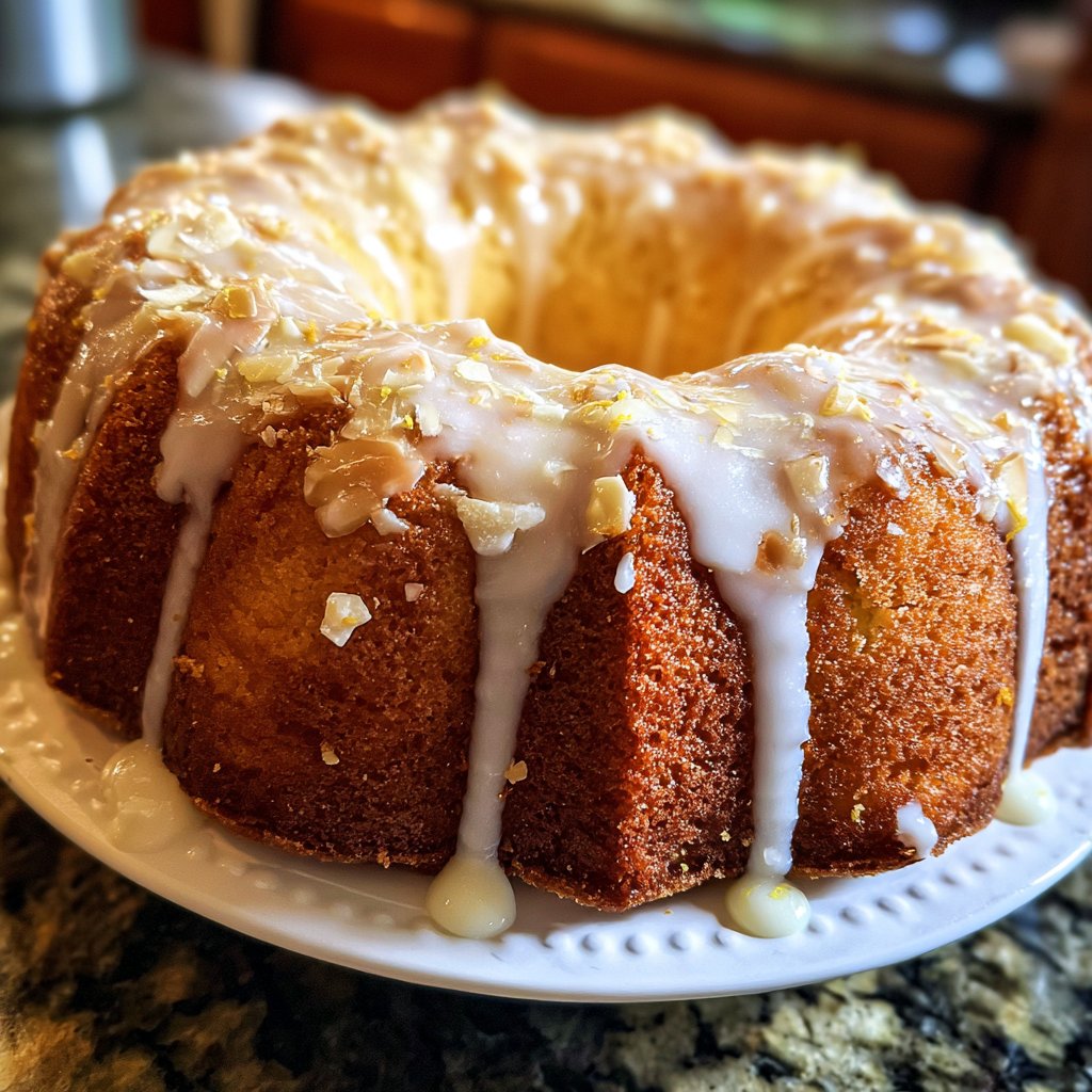 Vanilla Almond Yogurt Cake