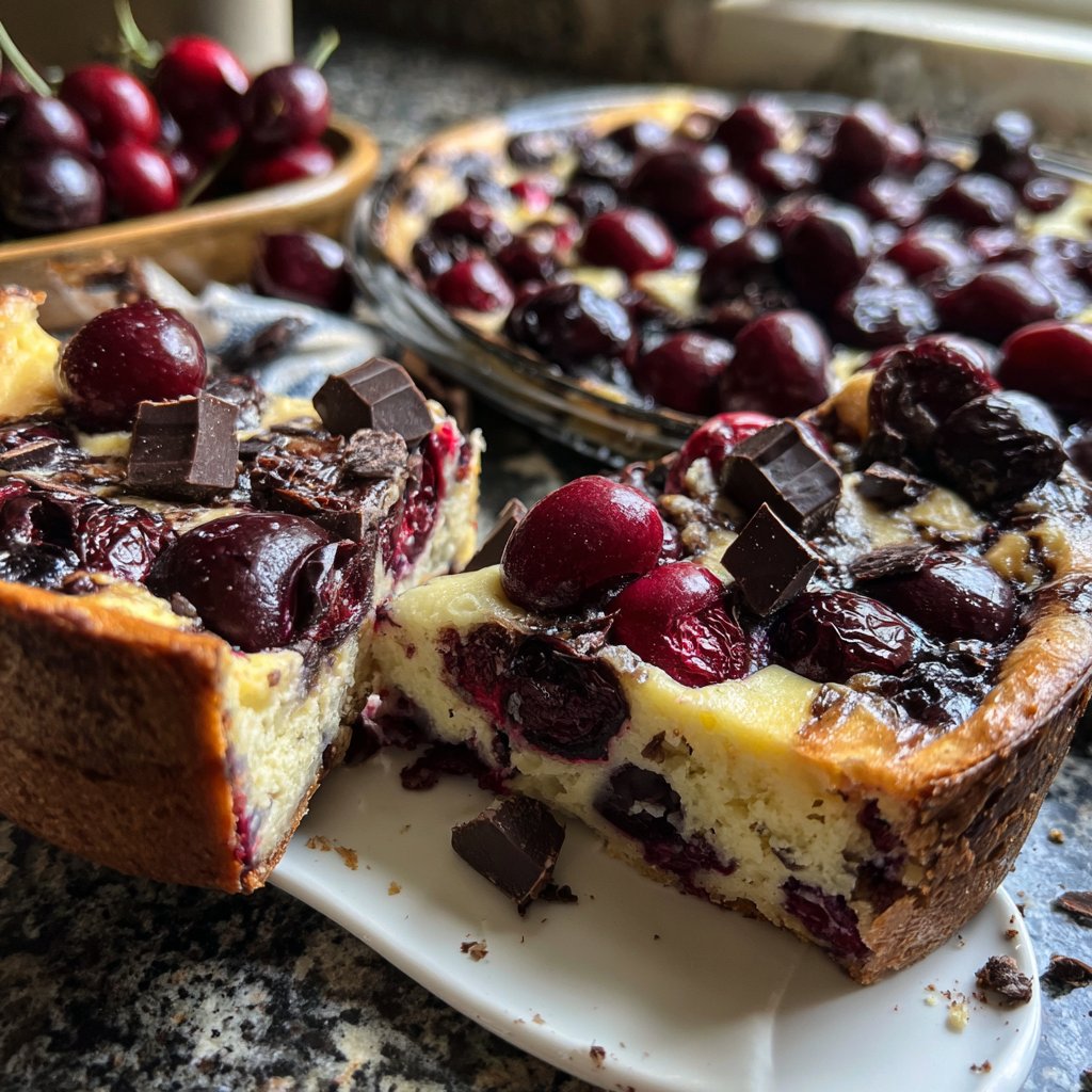 Chocolate Cherry Clafoutis