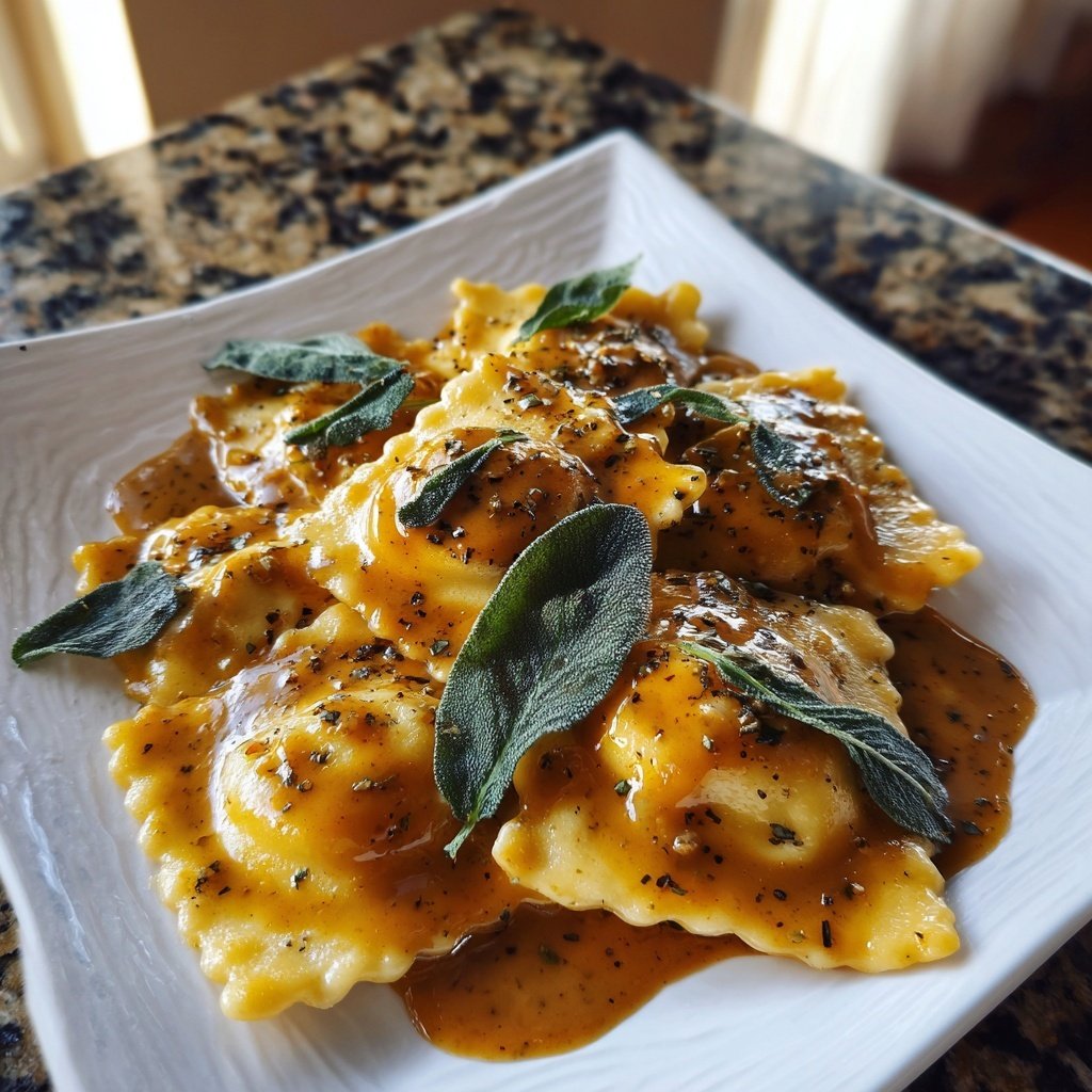 Brown Butter Sauce for Pumpkin Ravioli