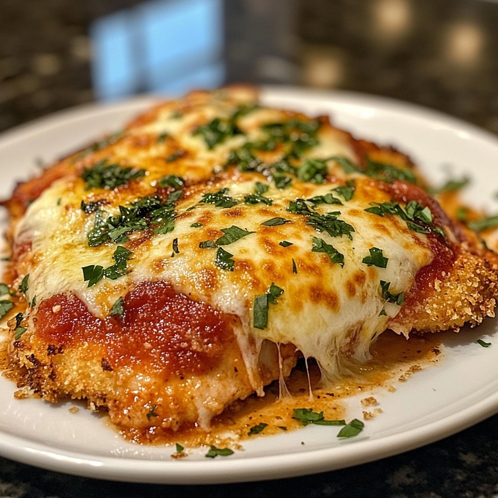Homemade Chicken Parmesan Dinner Recipe