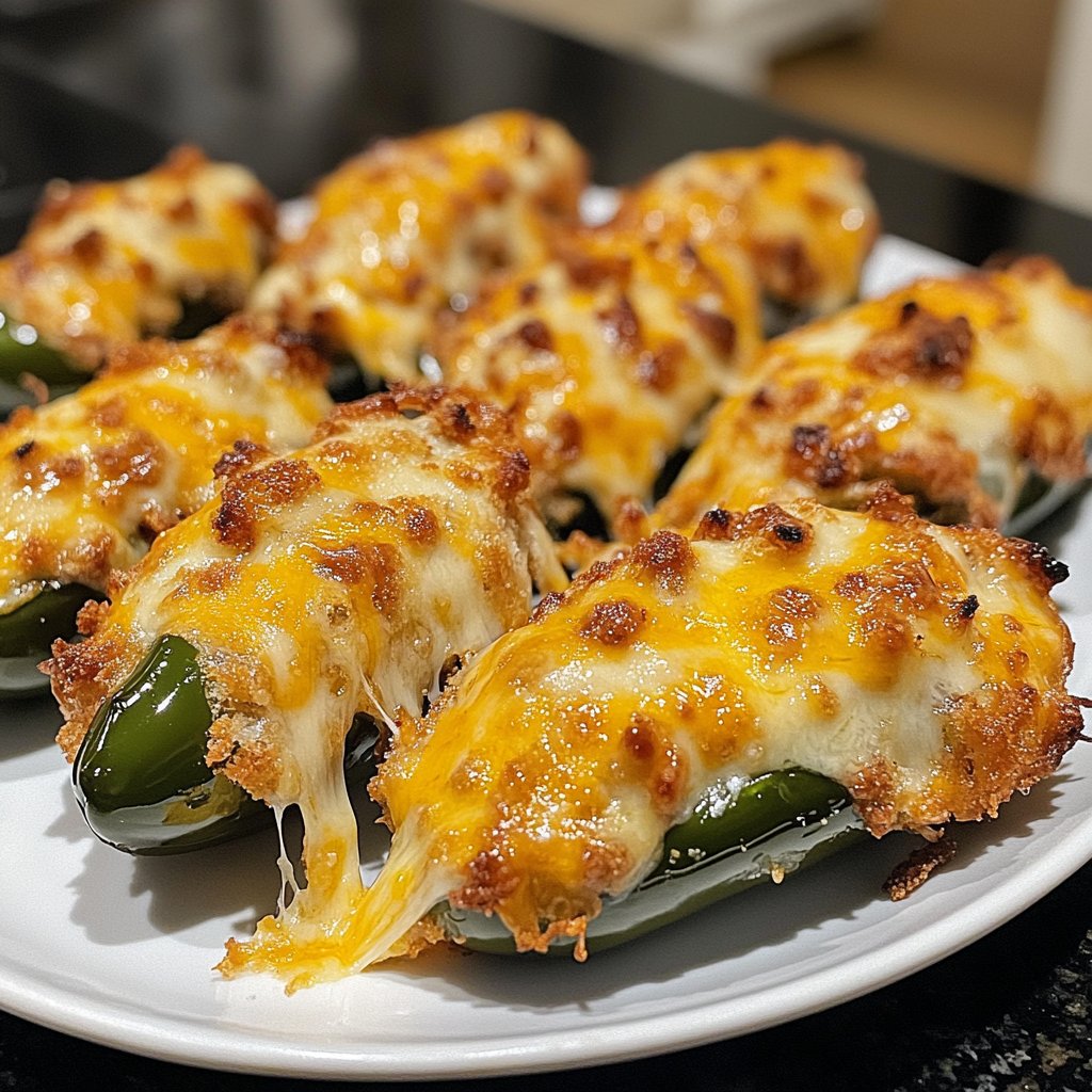 Jalapeno Poppers with Smoked Cheese