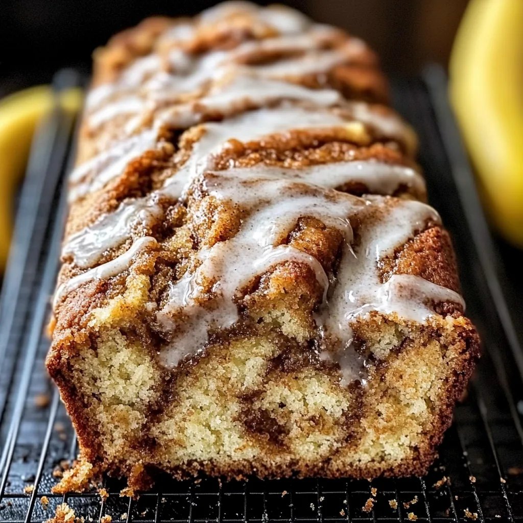 Homemade Cinnamon Swirl Banana Bread