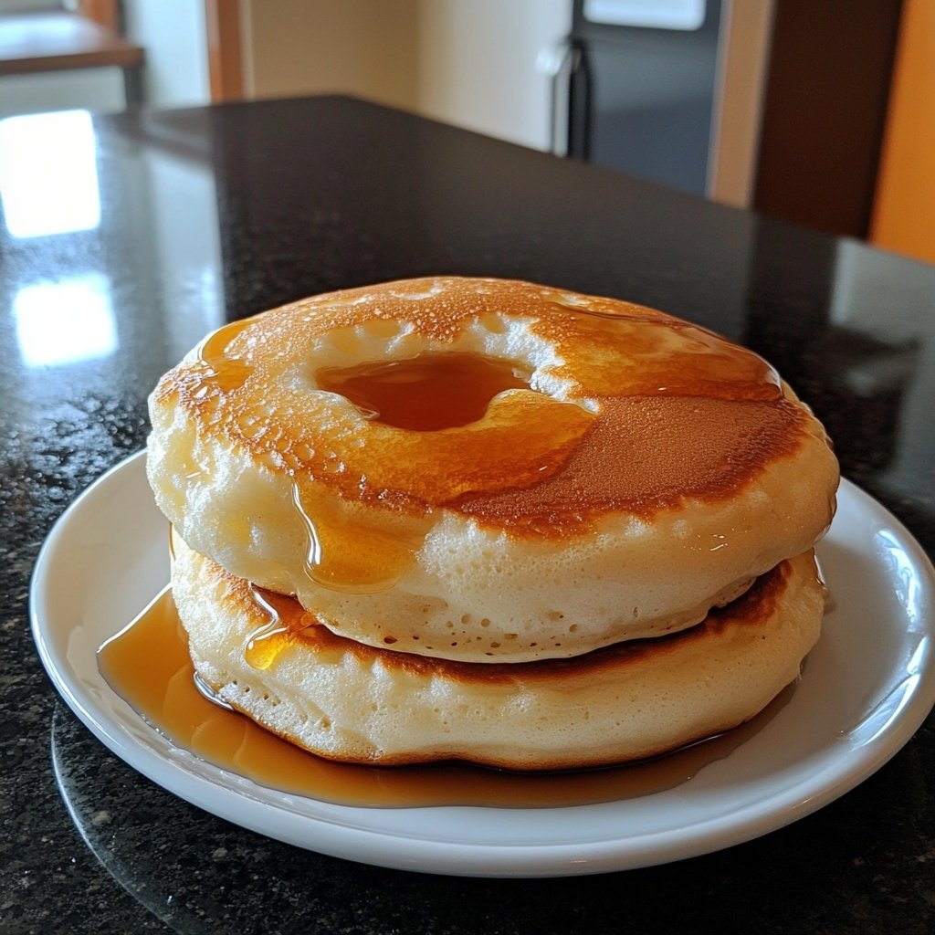 Fluffy Japanese Soufflé Pancakes