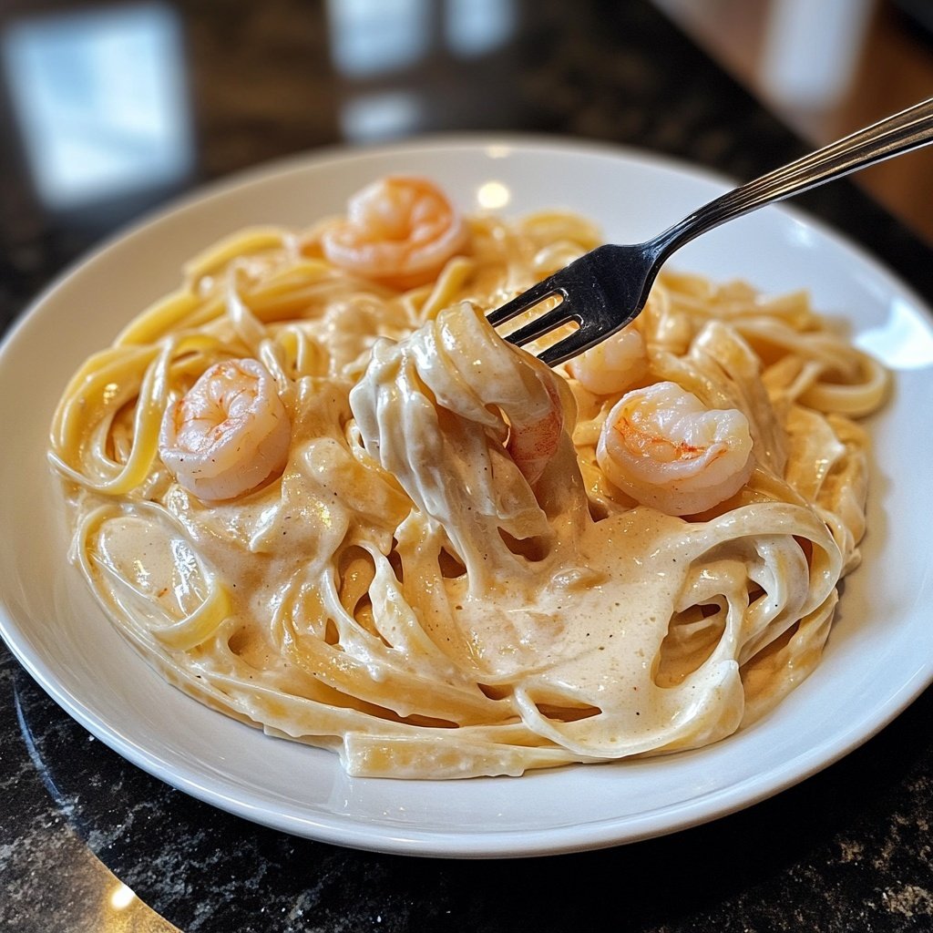 Shrimp Alfredo Pasta Recipe