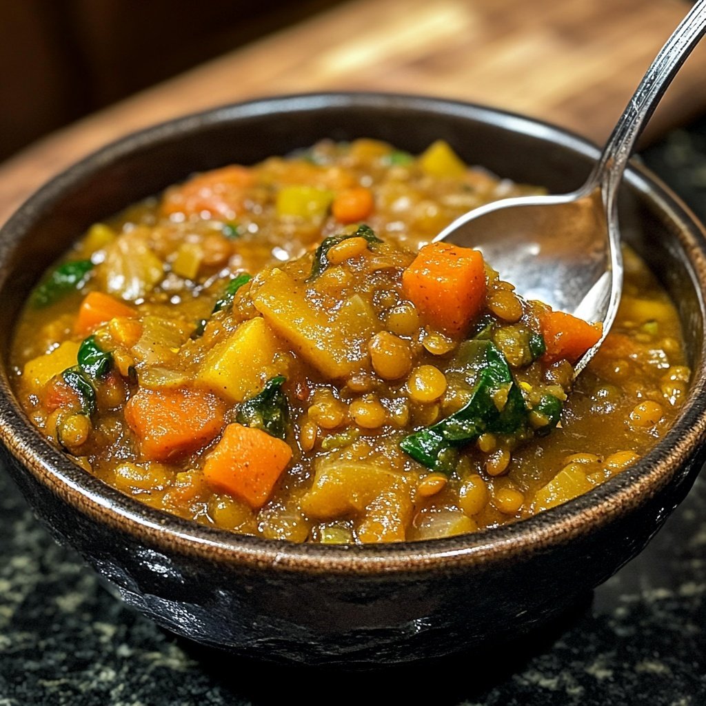Healthy Lentil Vegetable Stew