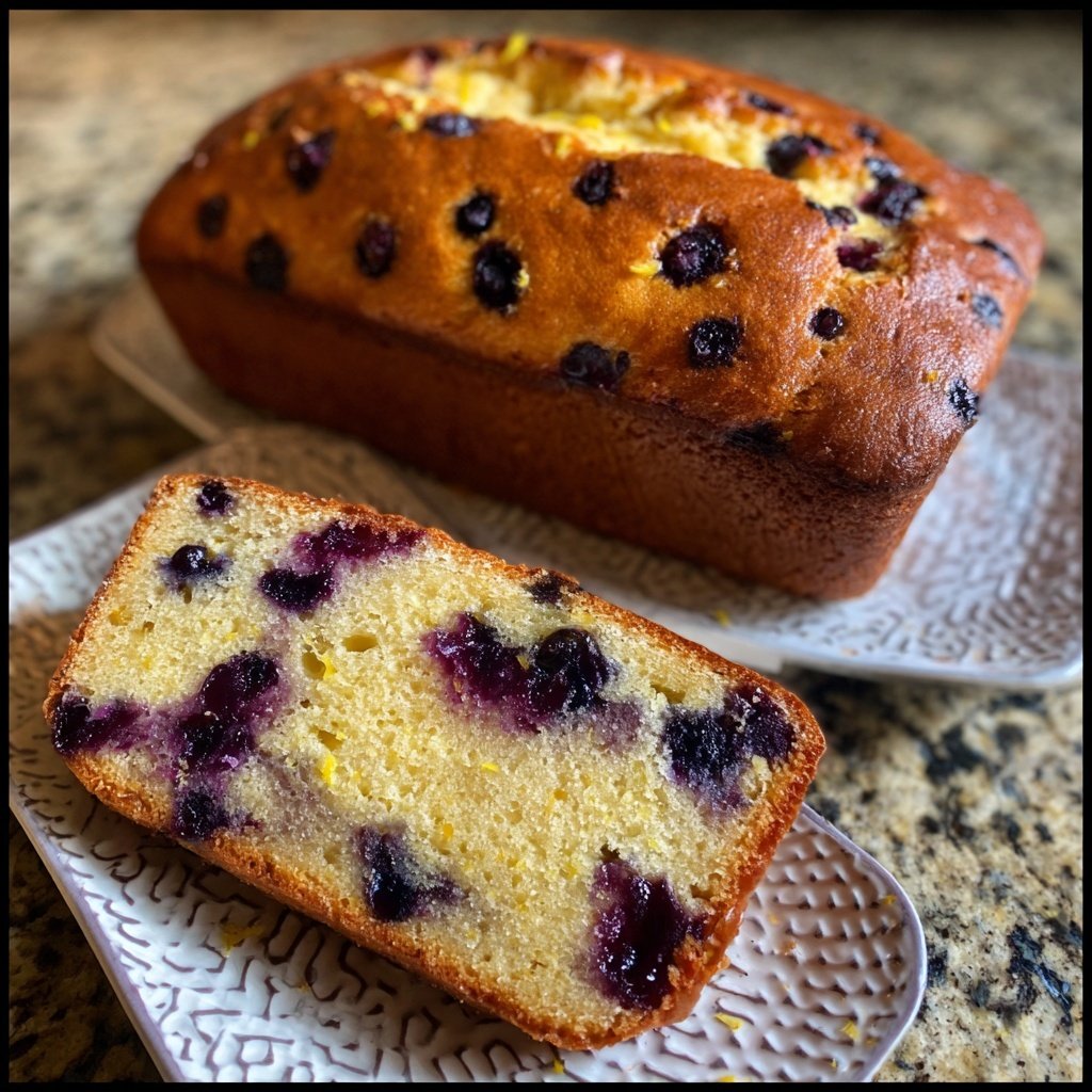 Lemon Blueberry Morning Bread