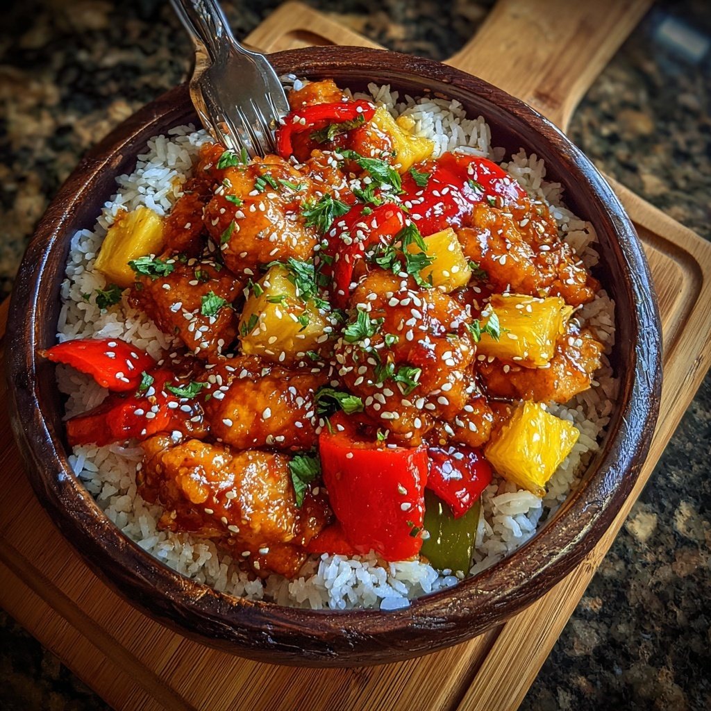 Pineapple Teriyaki Chicken Rice