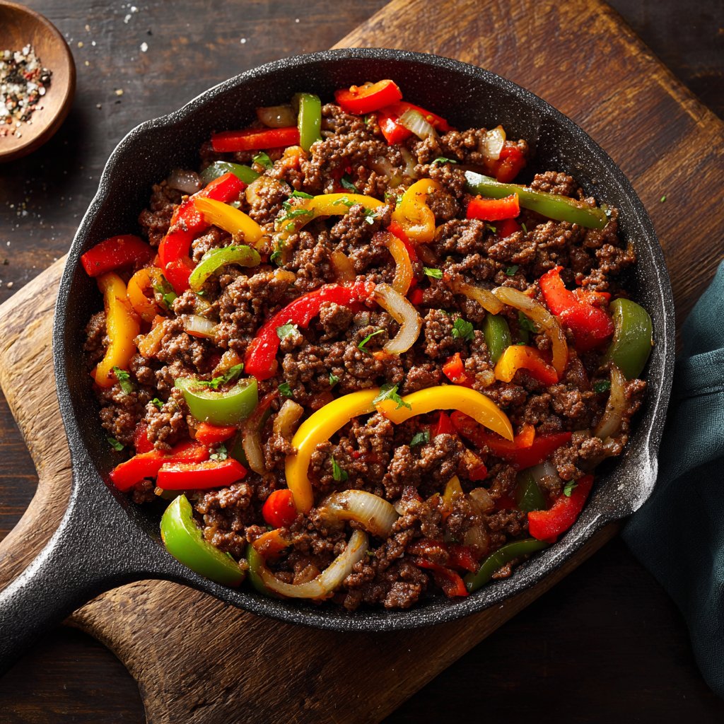Ground Beef Skillet With Vegetables