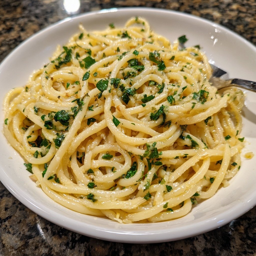 Quick & Easy 15-Minute Garlic Pasta